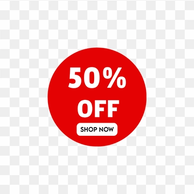 50 percent off png